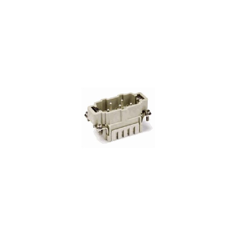 Insert HVES, Raccordement à ressort, femelle, 5 pin, 16A, Polycarbonate, 10B 